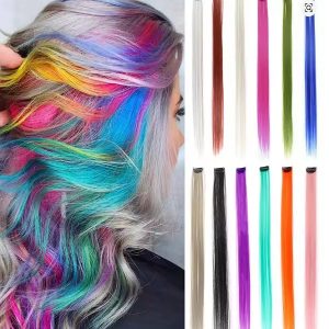 Rainbow Pop Hair Streaks
